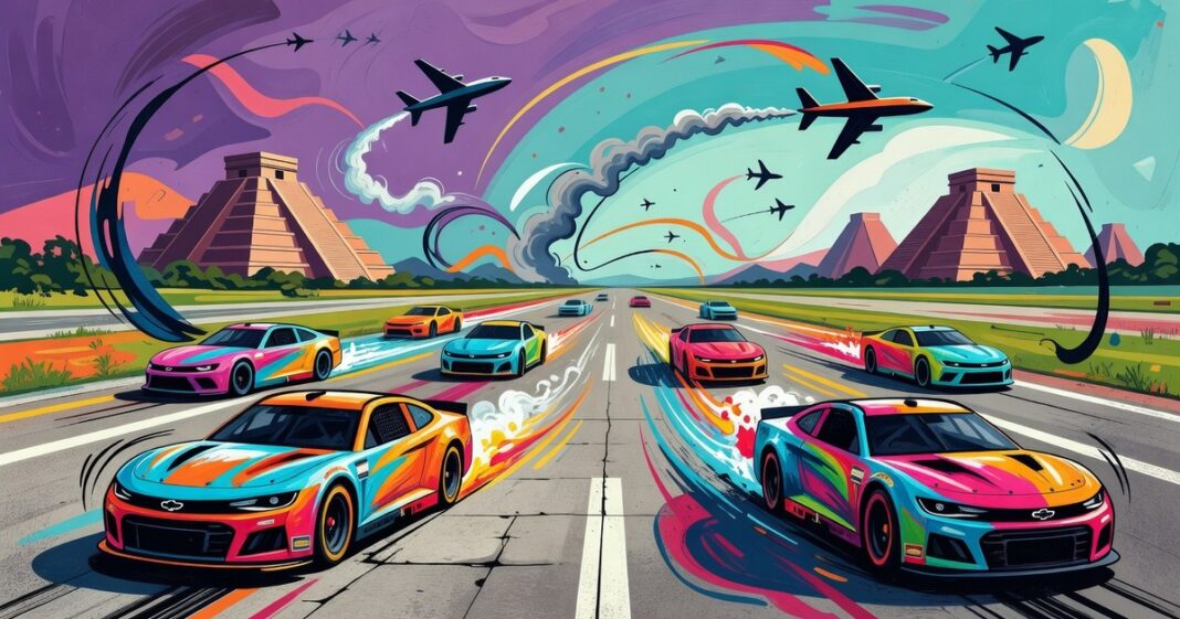 NASCAR Tulum 100: velocidad, aviones y una pista en un aeropuerto