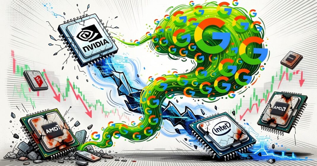 Nvidia cae: el verdadero rival no es AMD ni Intel, es Google