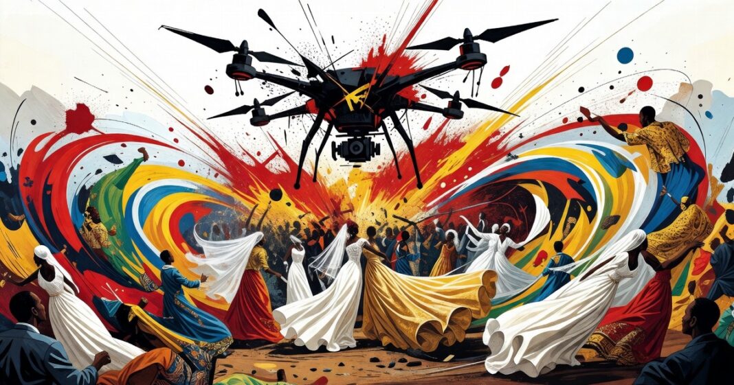 Dron siembra muerte en boda colectiva en Mali