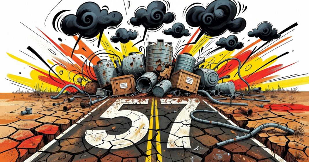 Bloqueo en la 57 por falta de agua: la sequía que nadie quiere atender