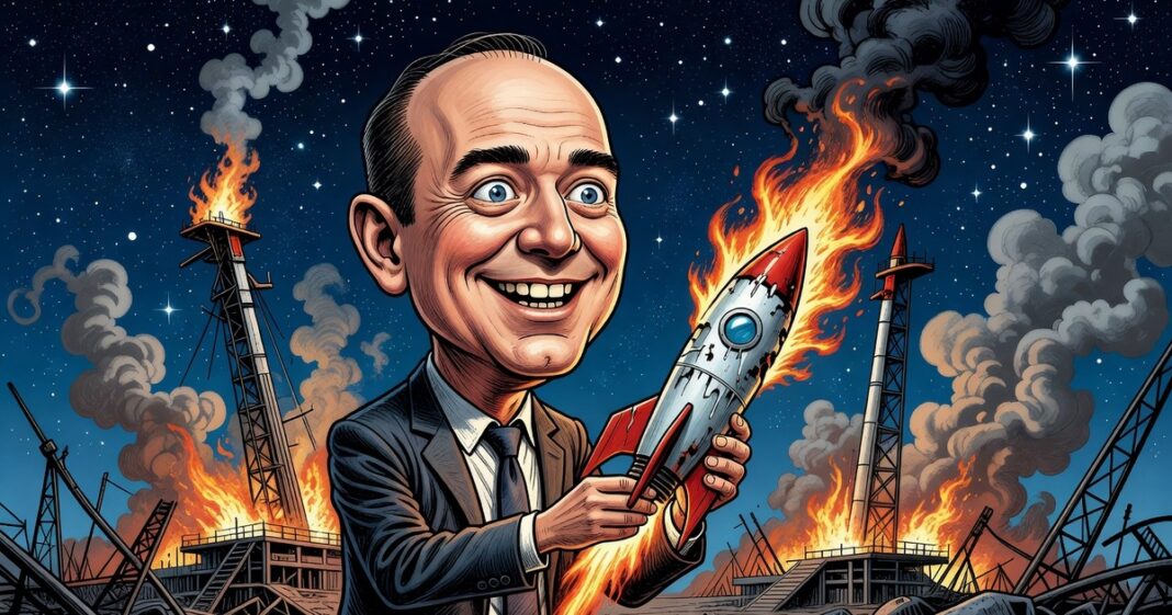 Explota cohete New Glenn de Blue Origin en prueba; pérdidas millonarias