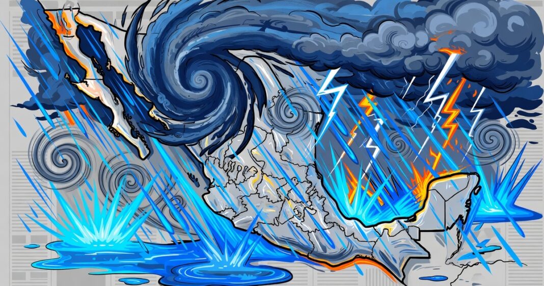 Frente Frío 50 azotará México con lluvias intensas del 10 al 15 de mayo