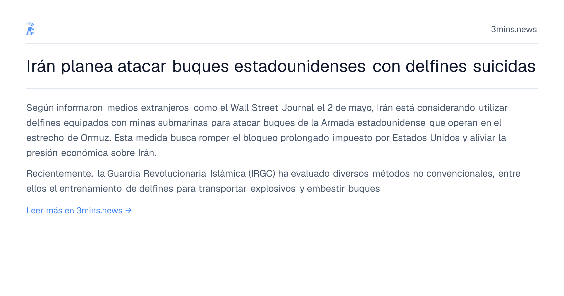 Imagen de 3Mins News