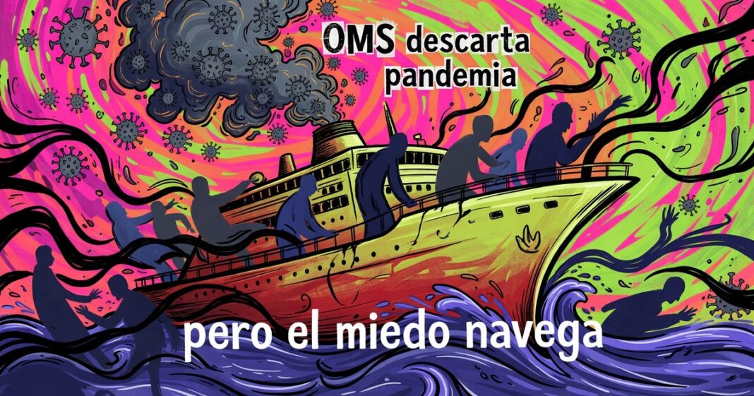 Hantavirus en crucero: OMS descarta pandemia, pero el miedo navega
