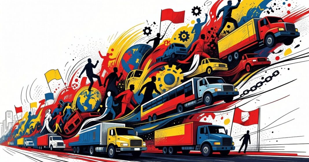 Megamarcha de transportistas en CDMX: 20 estados, 4 mil personas y una amenaza mundialista