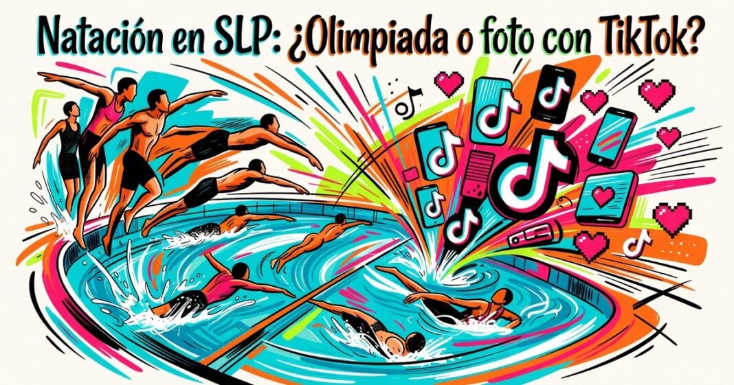 Natación en SLP: ¿Olimpiada o foto con TikTok?