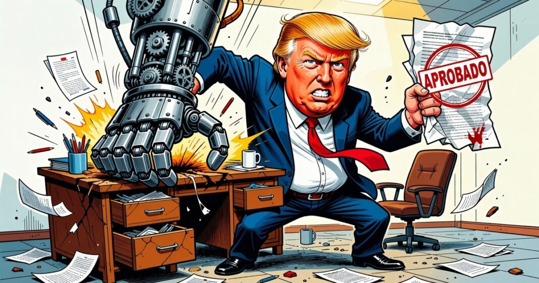 Trump firma orden de IA: revisión voluntaria, no regulación
