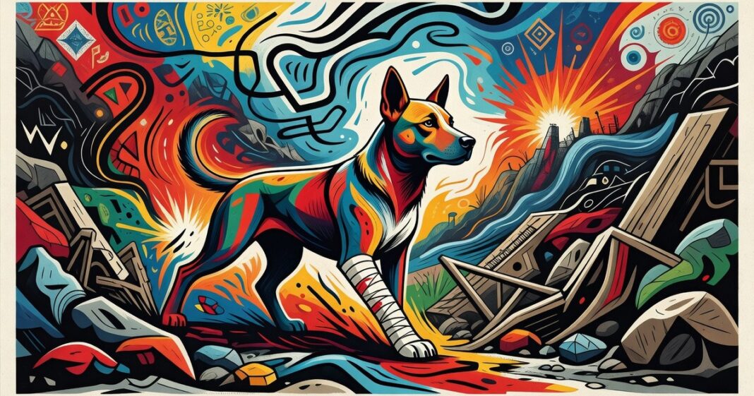 Max, el perro rescatista mexicano herido en Venezuela