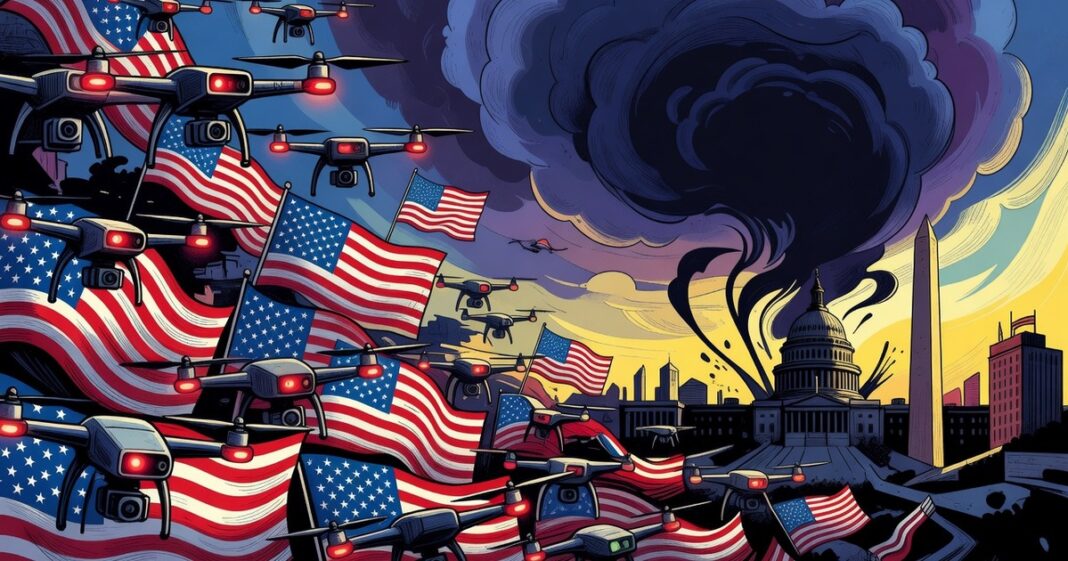 Drones y banderas de EE.UU.: el misterio que incomoda a Washington