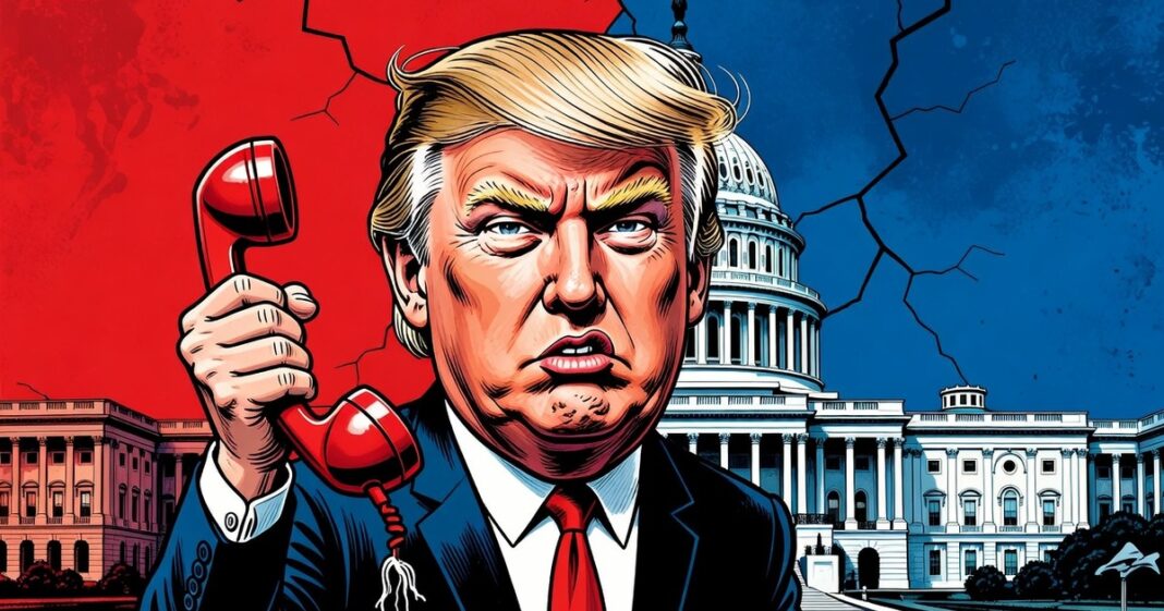 Trump y Thune: la guerra civil republicana que nadie quiere admitir