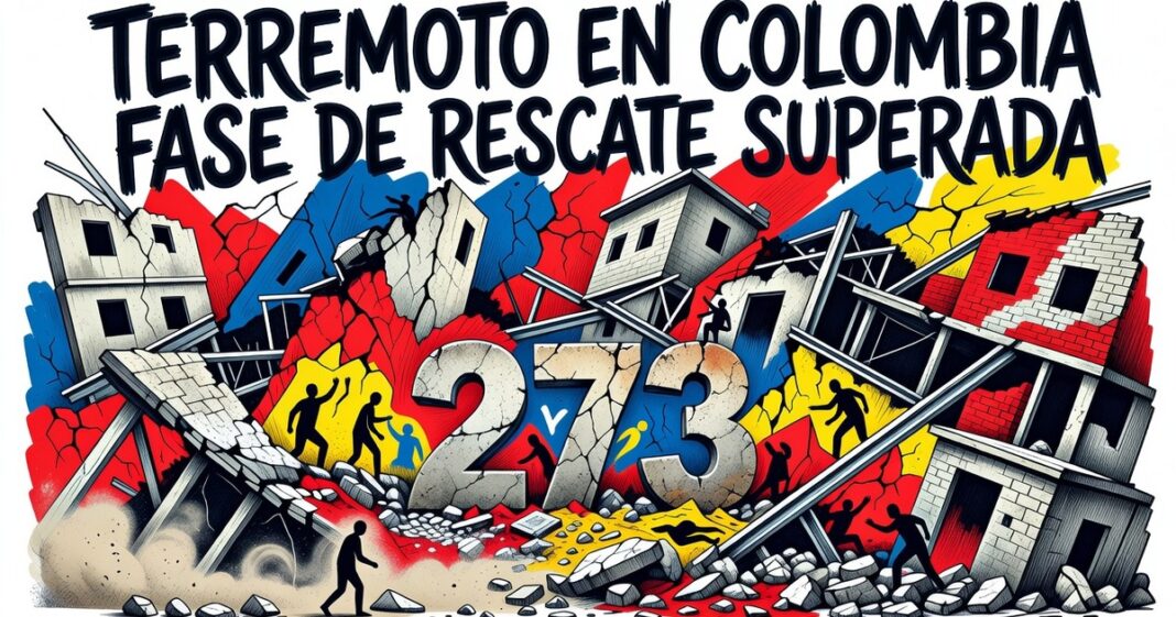 Terremoto en Colombia: 273 muertos y la fase de rescate ya se dio por superada