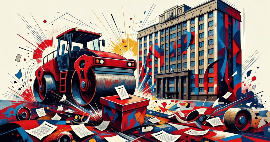 Rusia Unida arrasa con 57% y mayoría constitucional