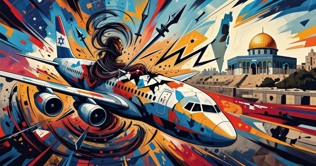 Piloto apuñalado en pleno vuelo a Israel